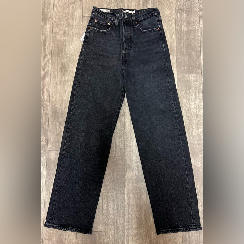 Levis Ribcage Straight Ankle Jeans Size 27 - Picture 2 of 2